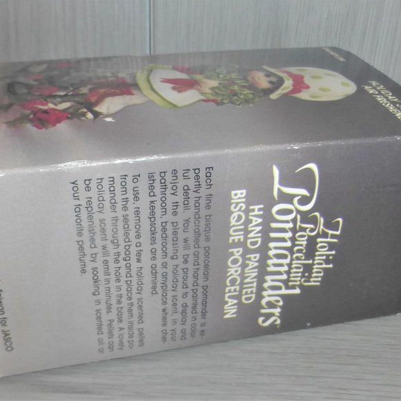 BX55 Sugarplum Holiday SCENTED AIR FRESHENER 5" Bisque Porcelain Doll Handcrafte - Picture 3 of 11